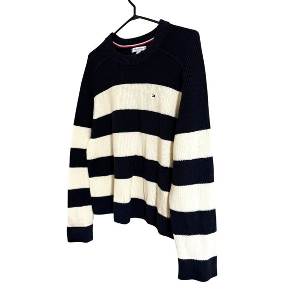 NWOT Tommy Hilfiger Stripe Crewneck Sweater - Picture 3 of 6
